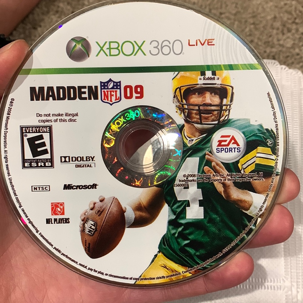 XBOX 360 Madden NFL 09 GAME